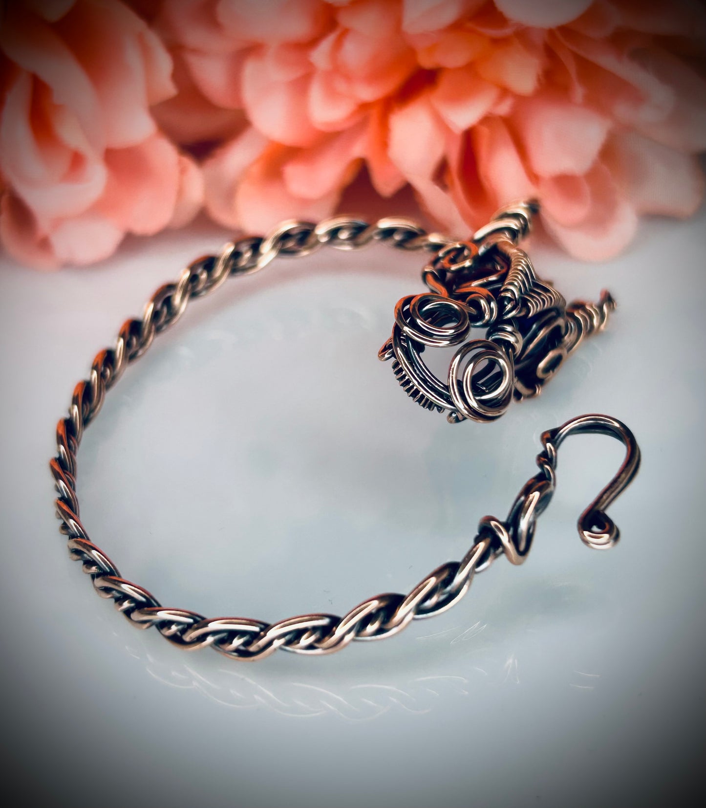 Copper Dragon Bracelet