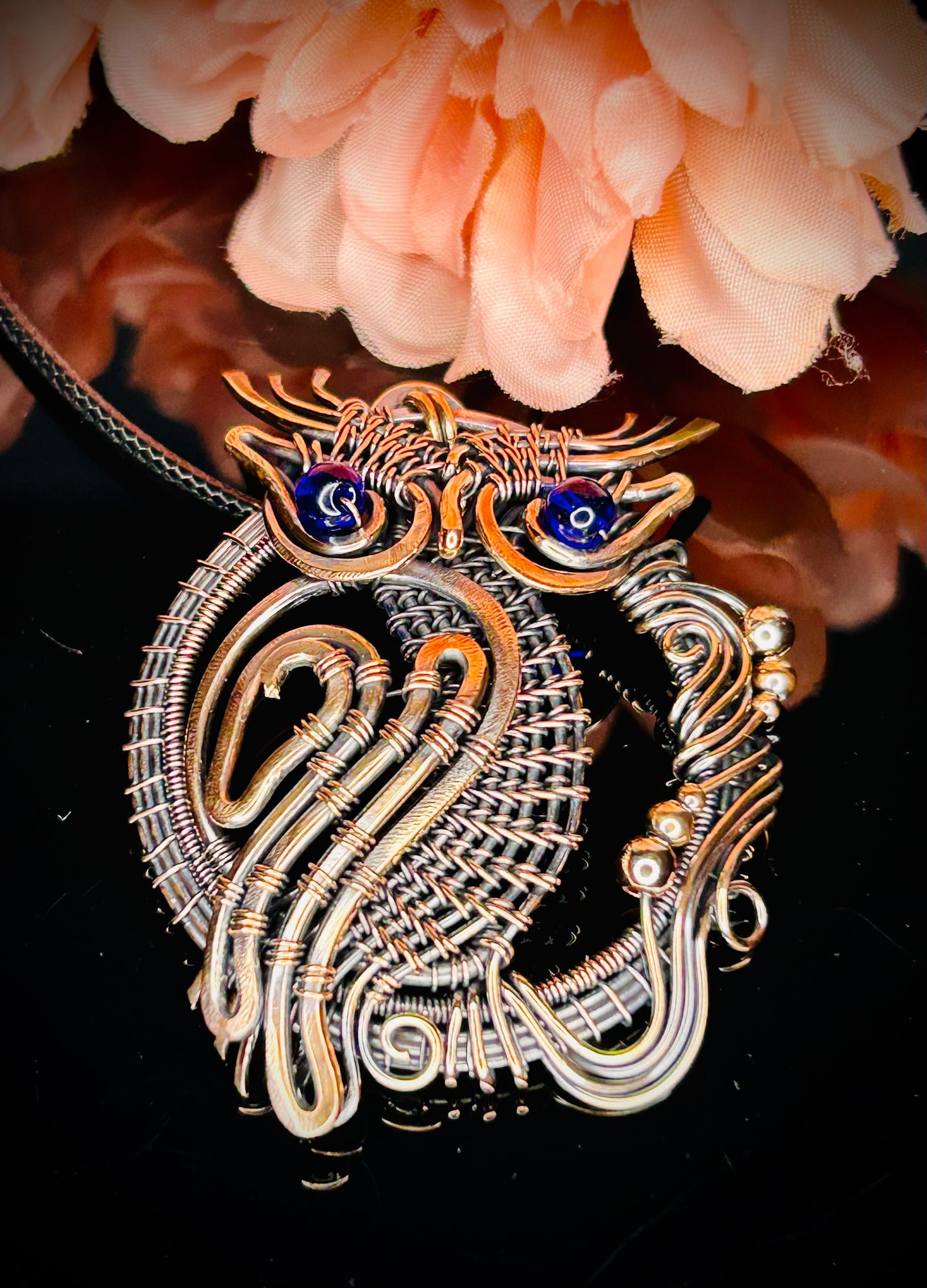 Copper Owl Pendant