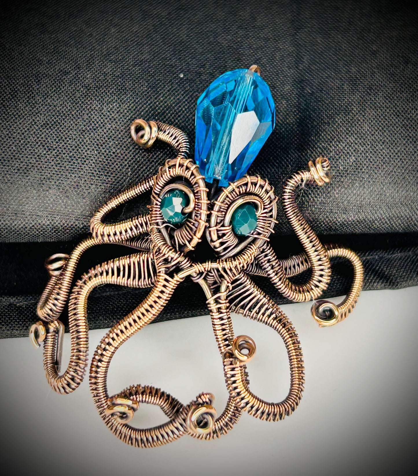 Copper Octopus Pendant