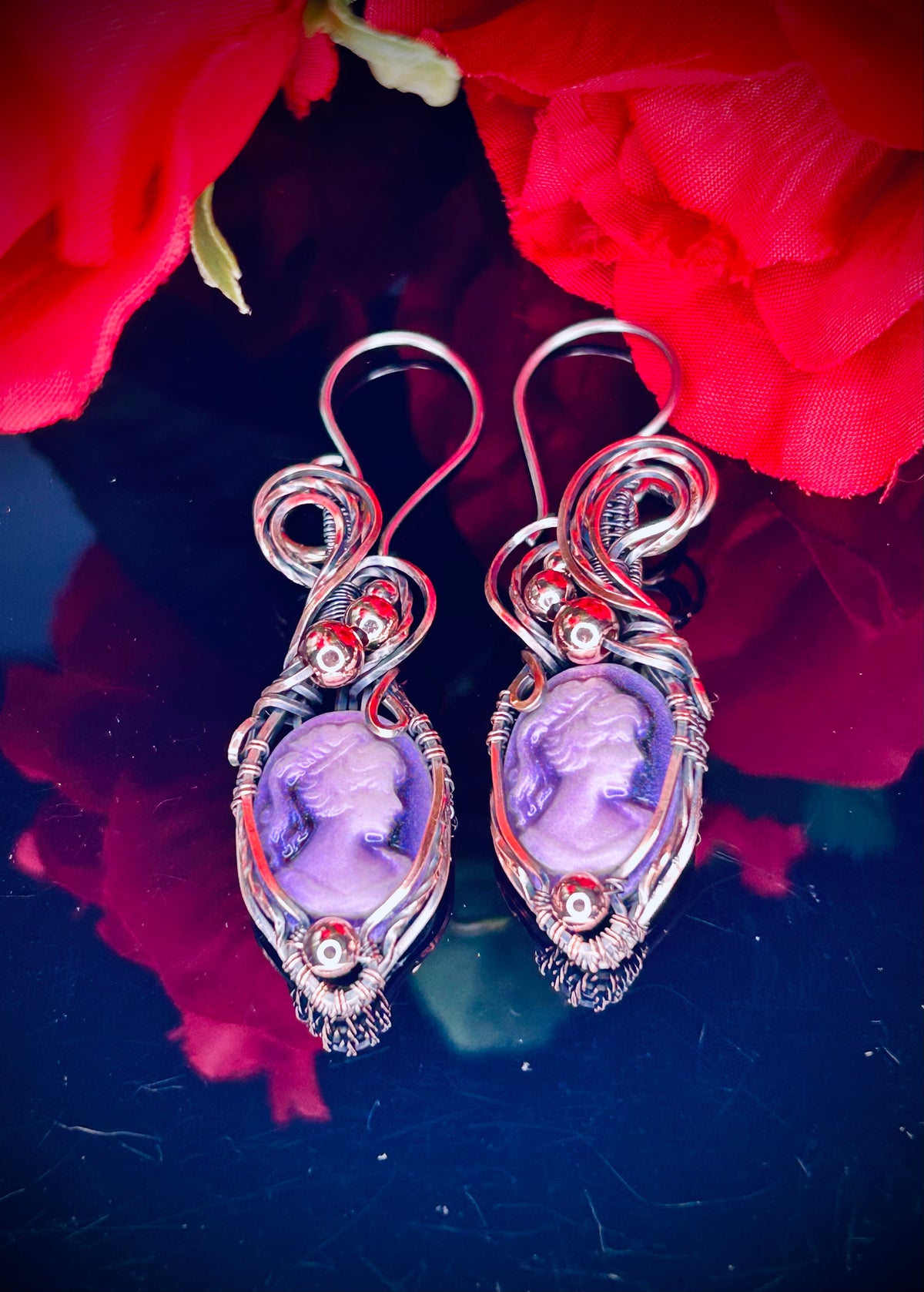 Cameo Earrings