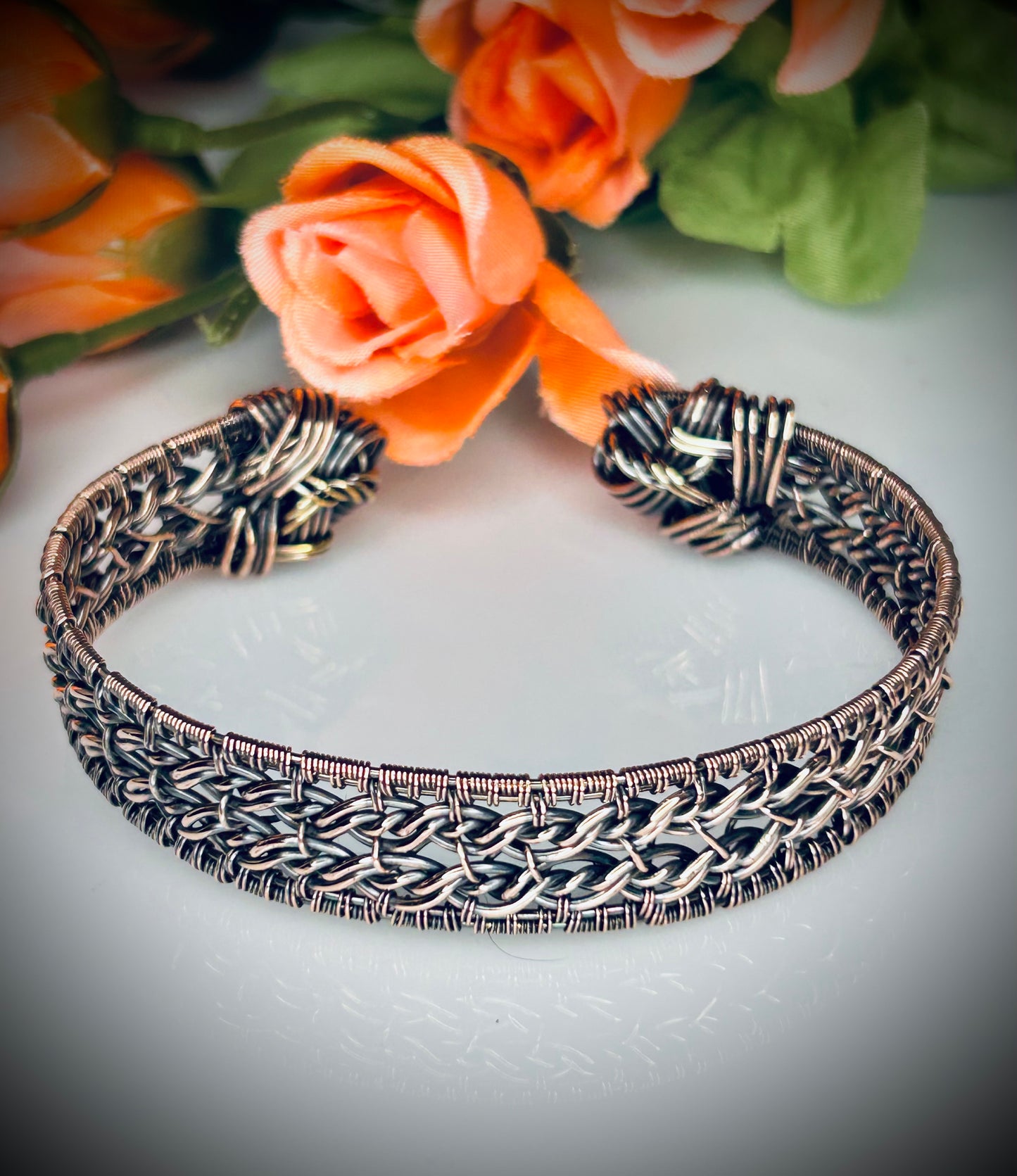 Copper Braided Bracelet/Armband