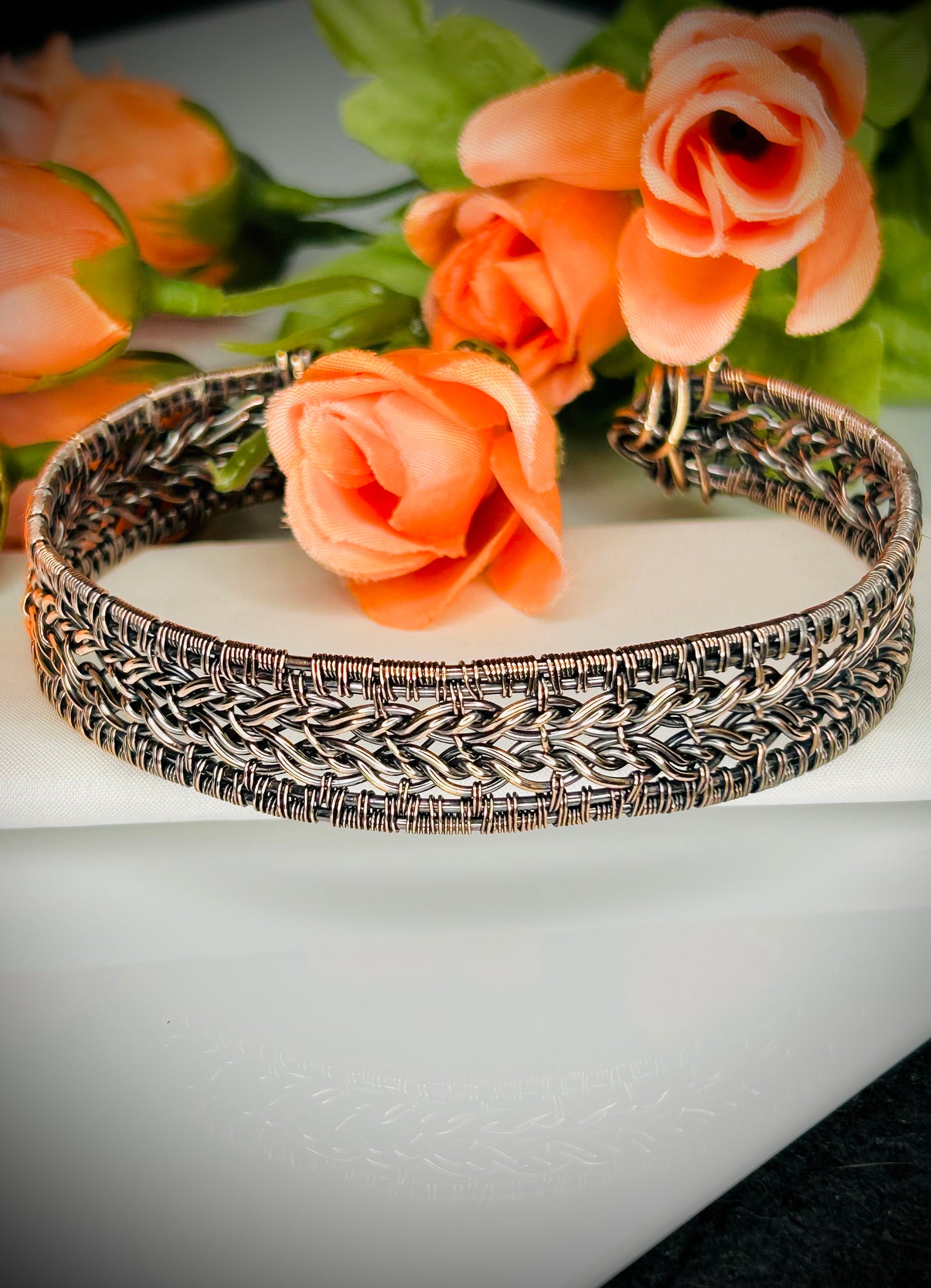 Copper Braided Bracelet/Armband