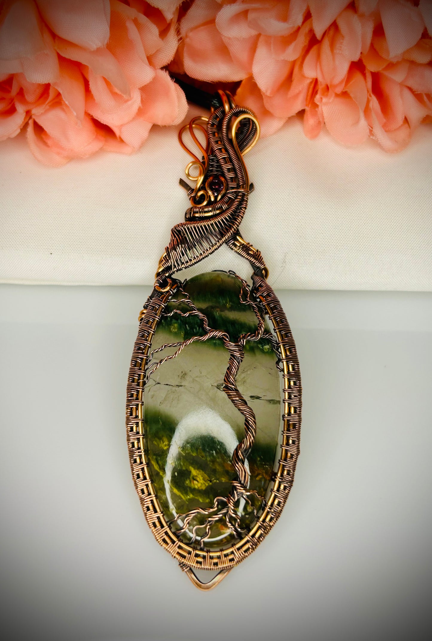 Copper Garden Quartz & Alexandrite TOL Pendant