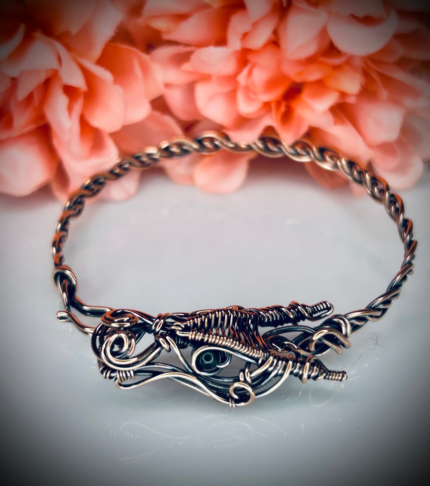 Copper Dragon Bracelet
