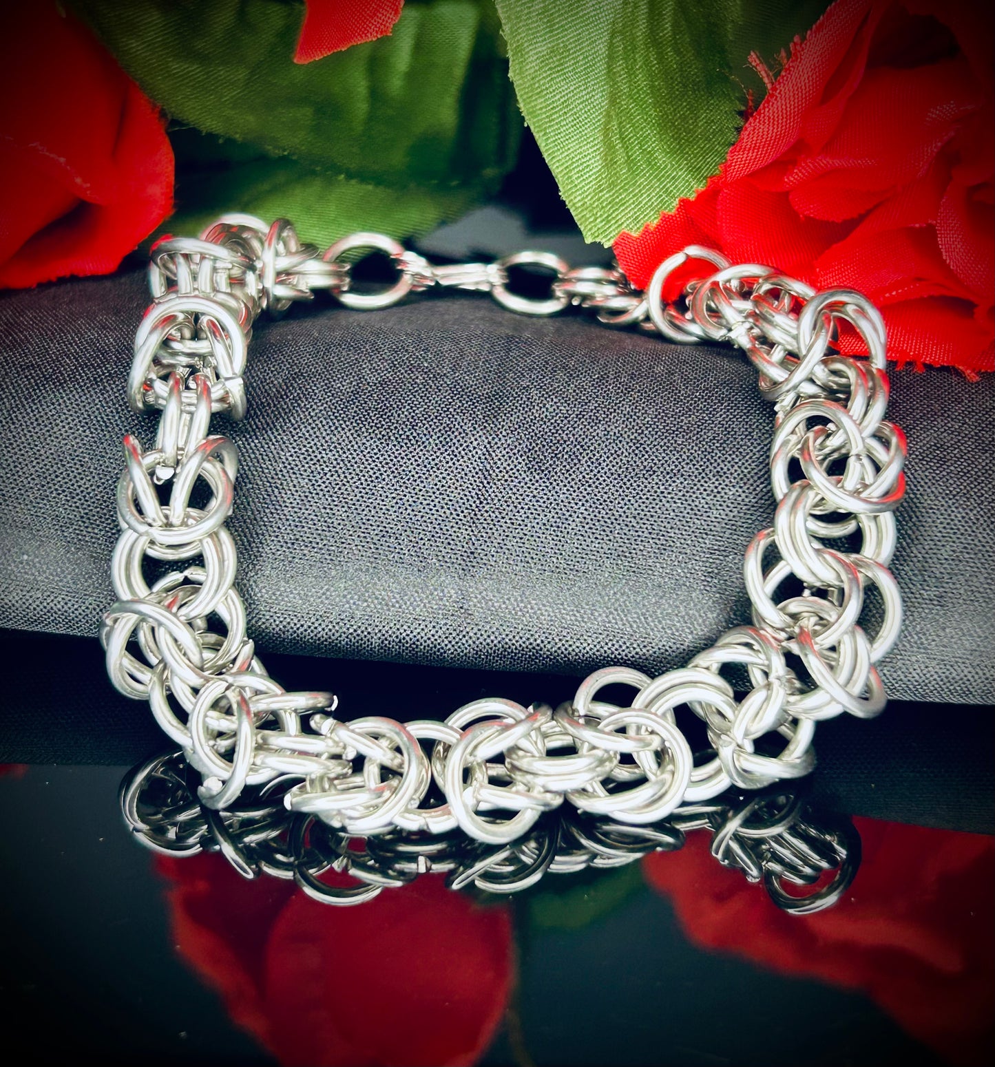 Stainless Steel Byzantine Bracelet