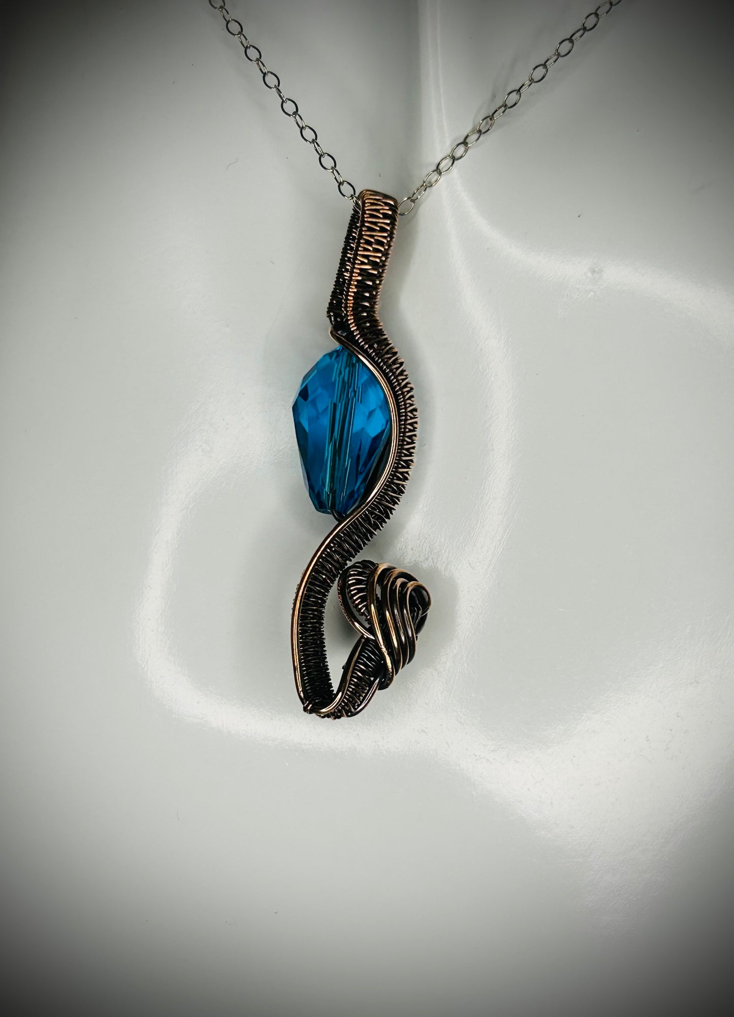 Copper Flower Pendant