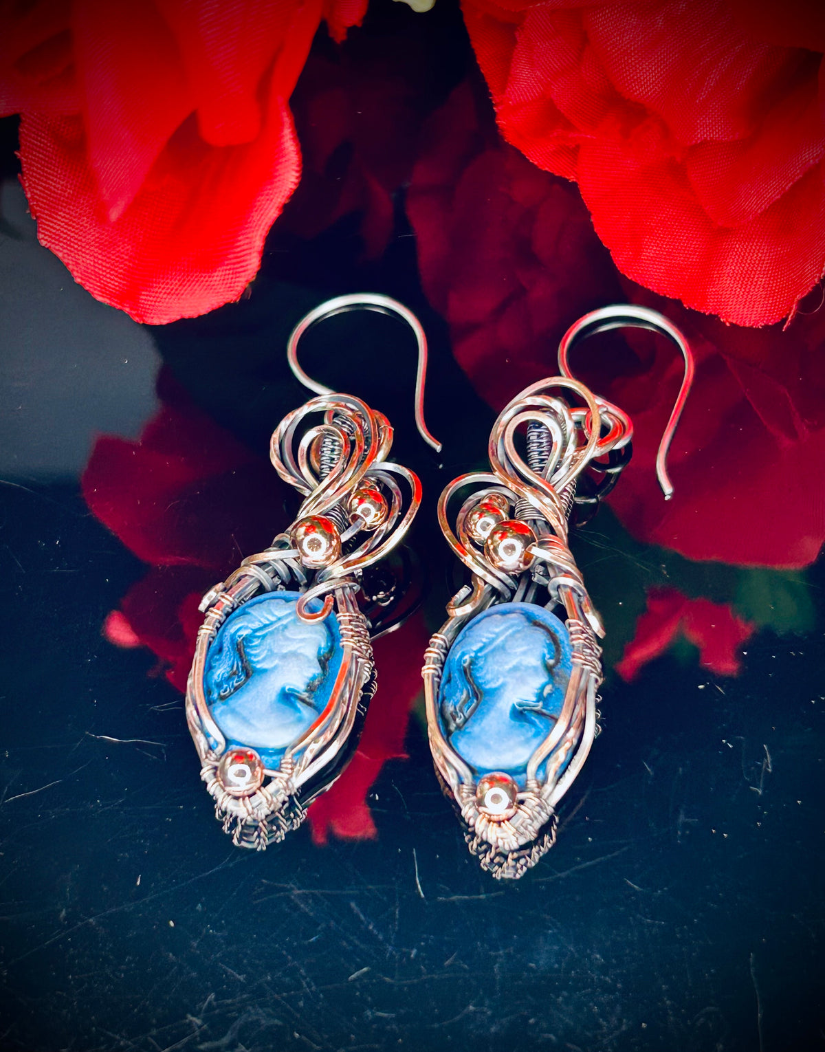 Cameo Earrings
