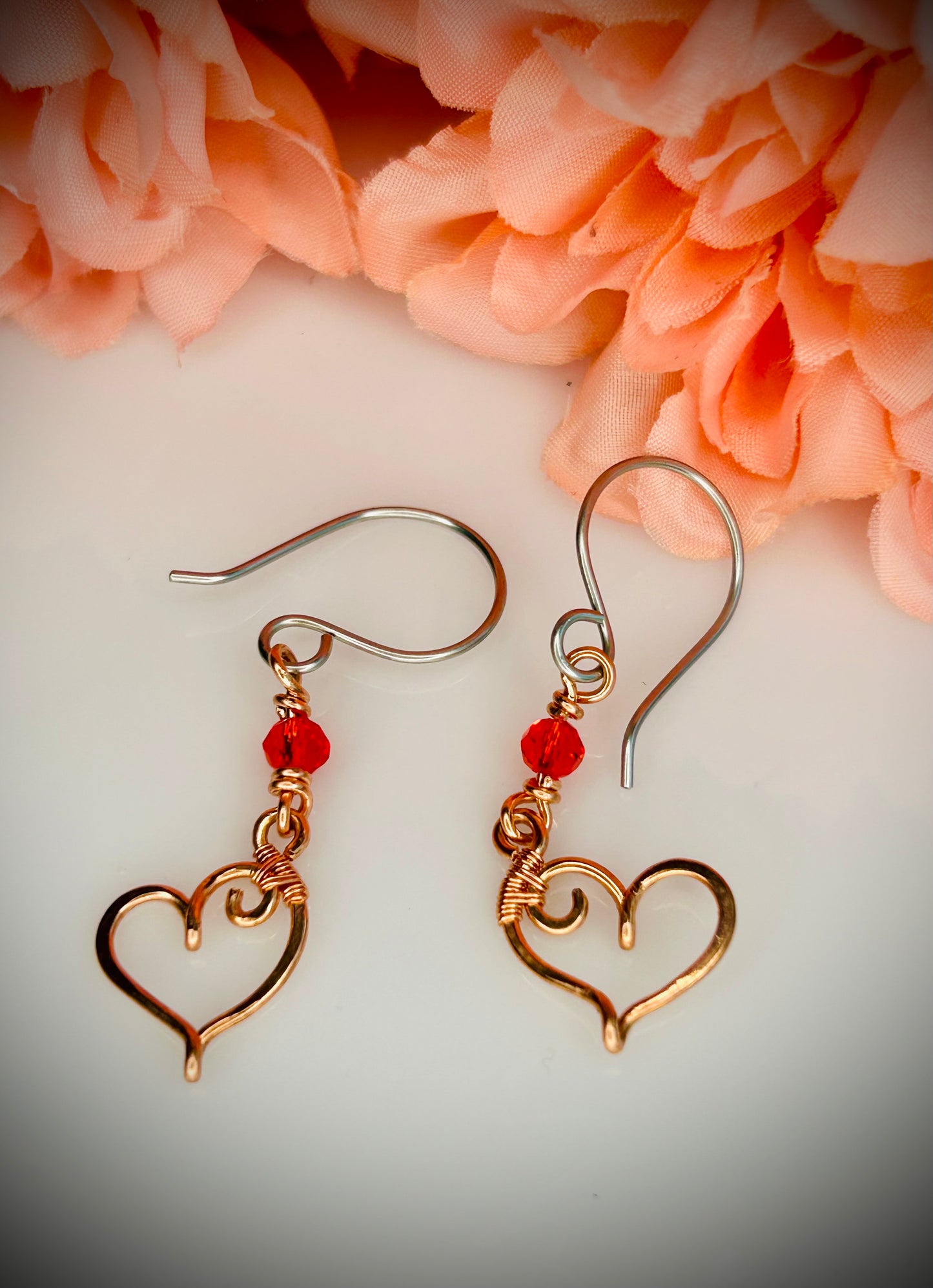 Simple Heart Earrings