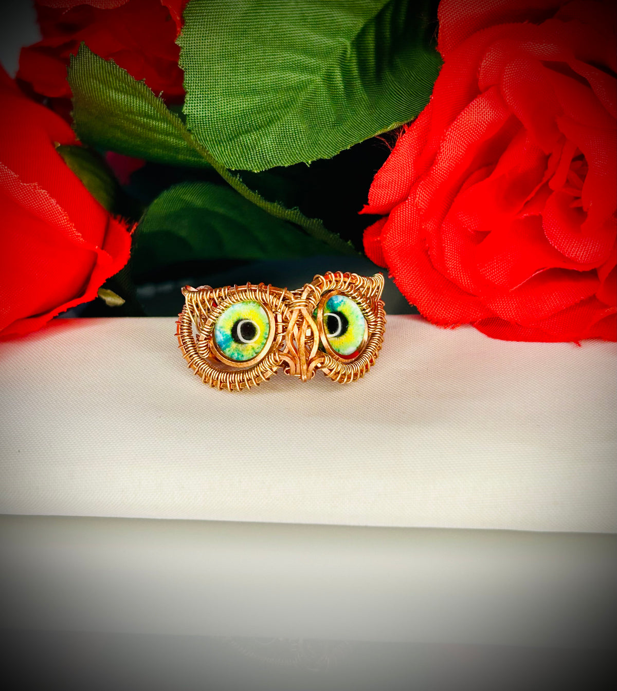 Copper/Bronze Owl Ring size 7.5