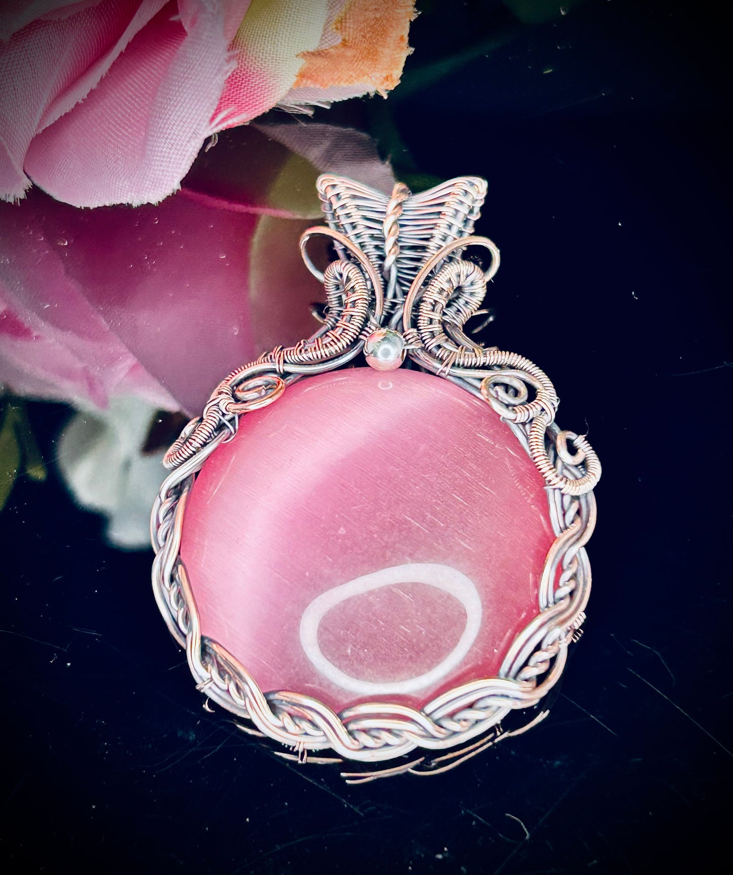 Copper Cat’s Eye Pendant