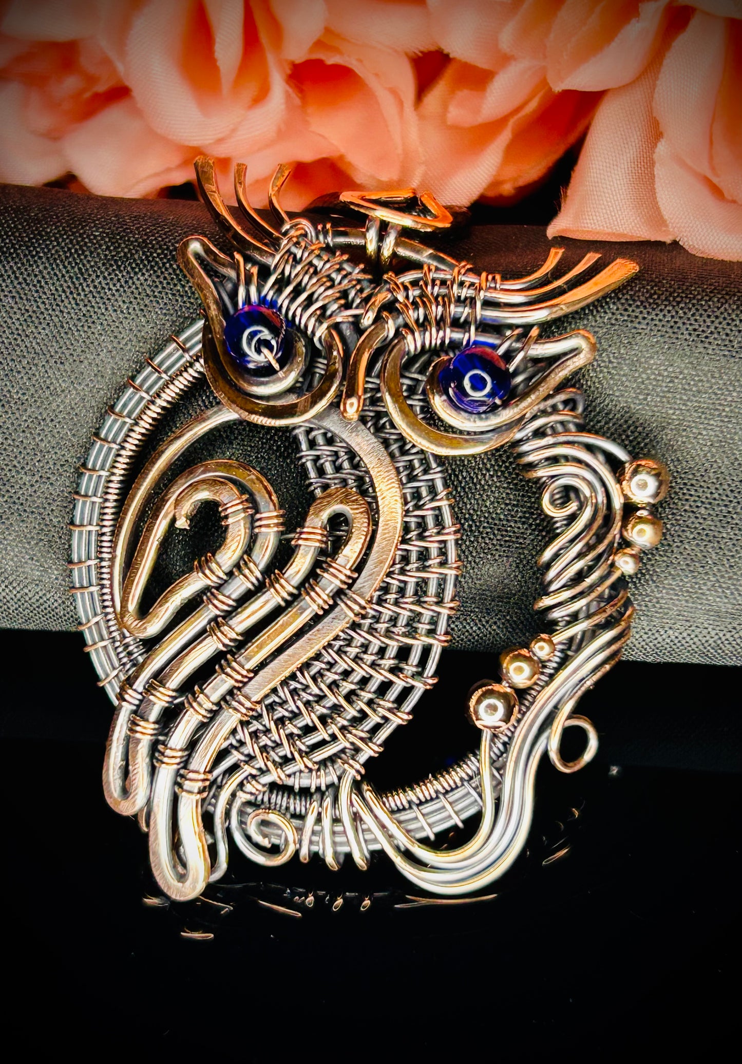 Copper Owl Pendant