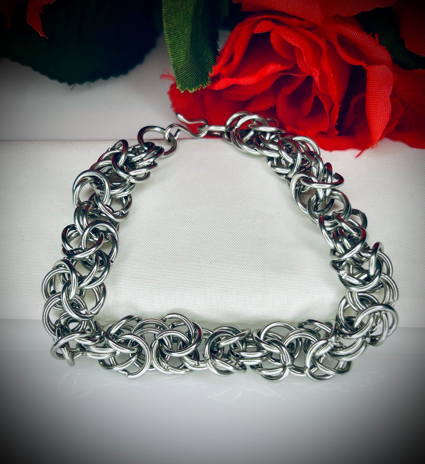 Stainless Steel Byzantine Bracelet