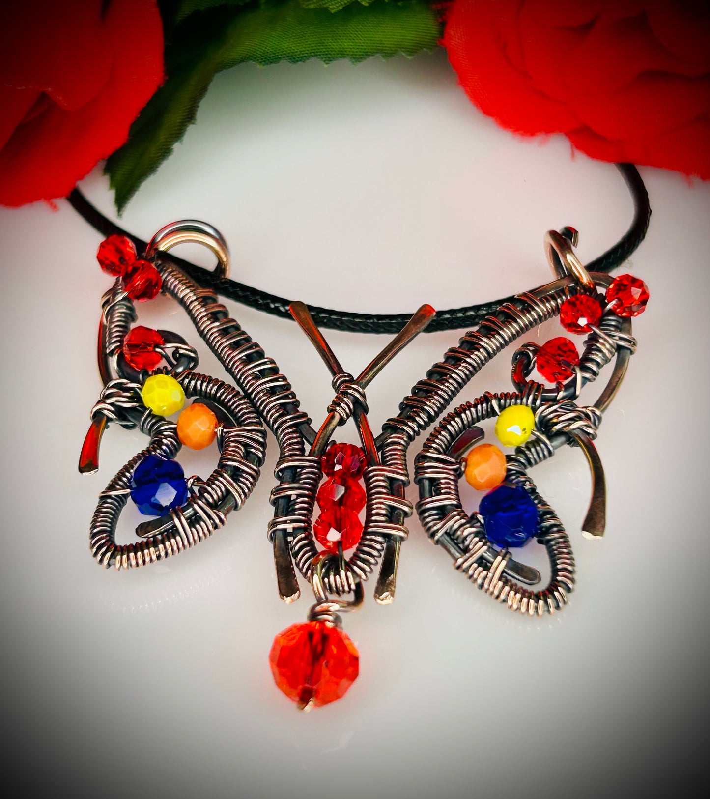 Copper Butterfly Pendant