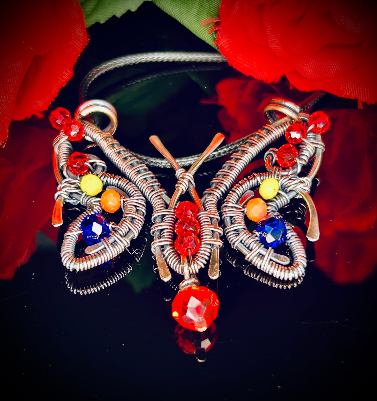 Copper Butterfly Pendant