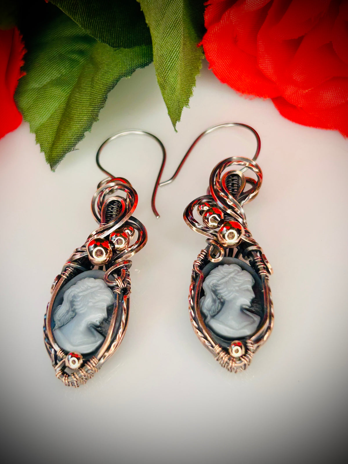 Cameo Earrings