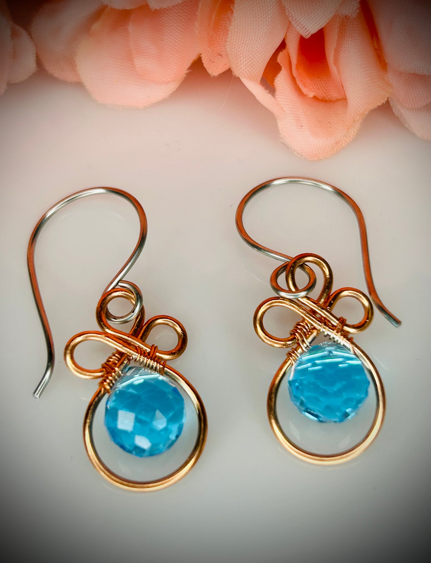 Copper Briolette Earrings