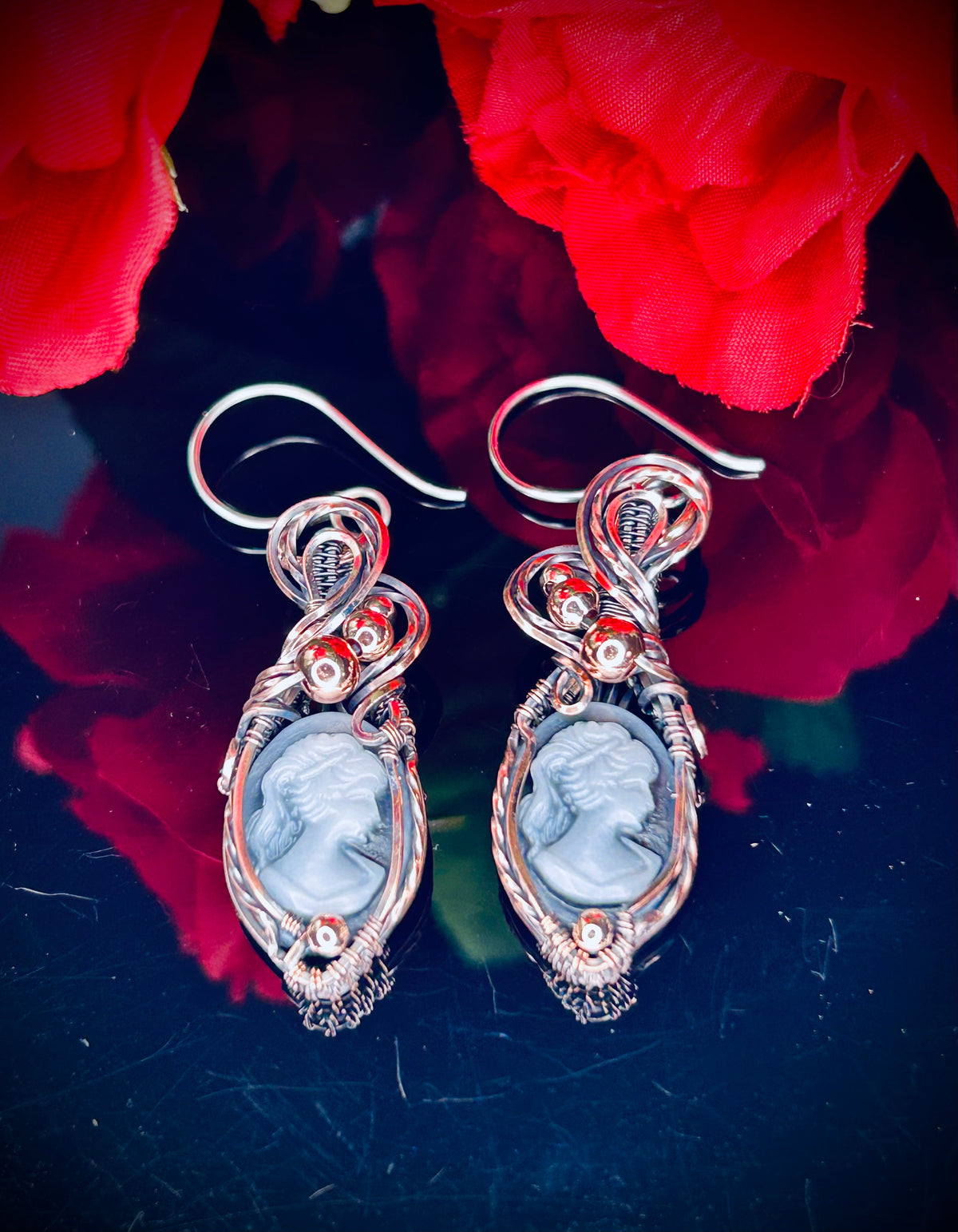 Cameo Earrings