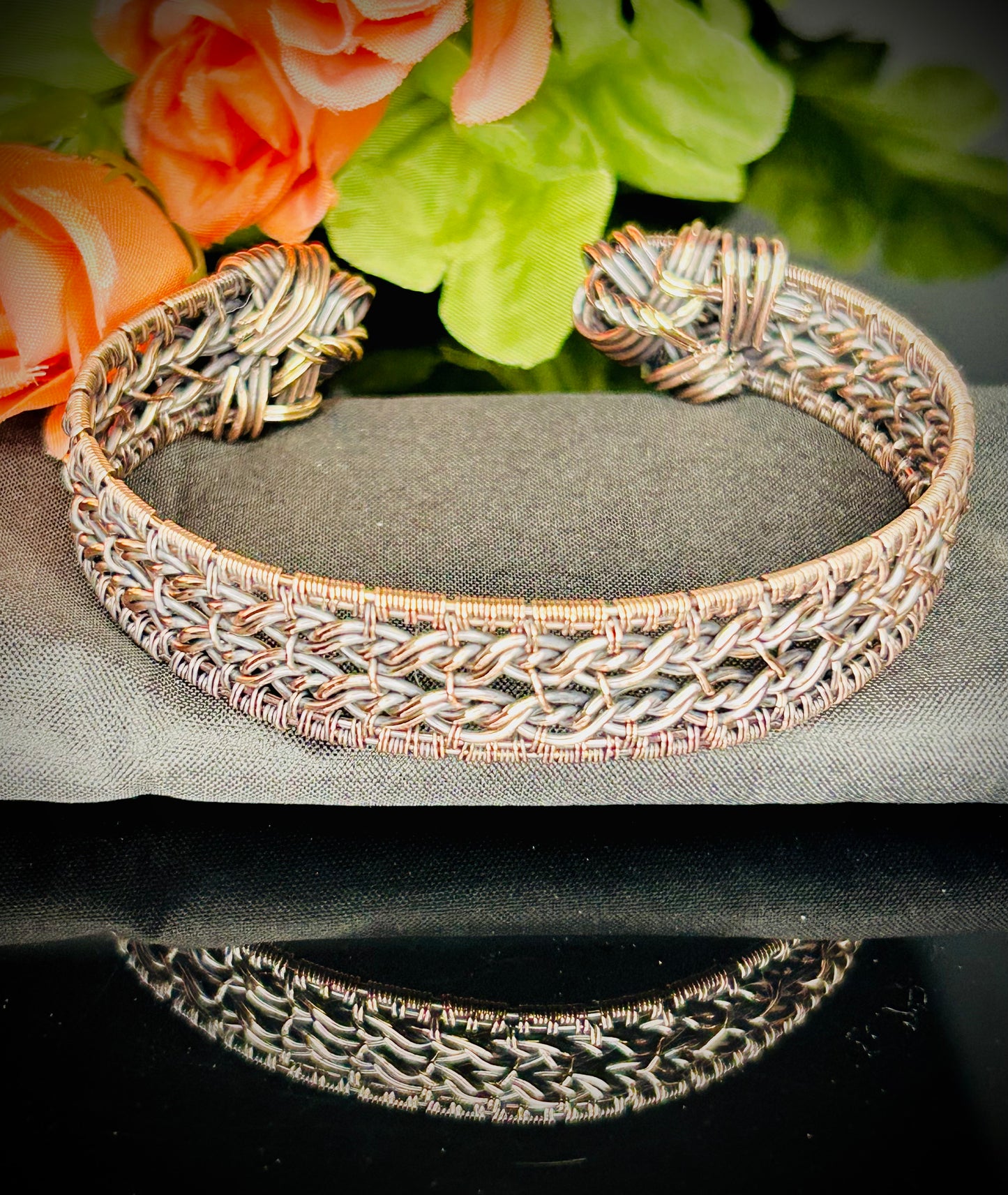 Copper Braided Bracelet/Armband