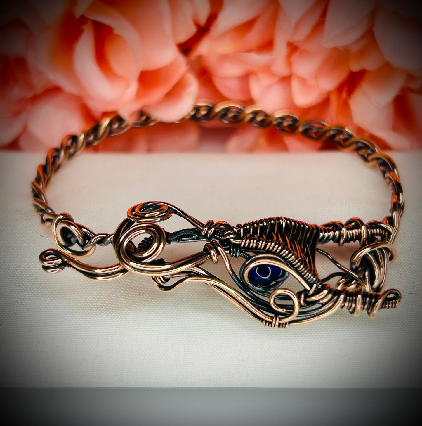 Copper Dragon Bracelet