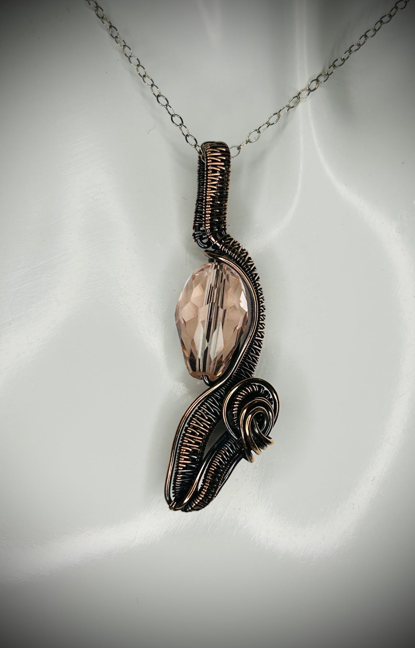 Copper Flower Pendant