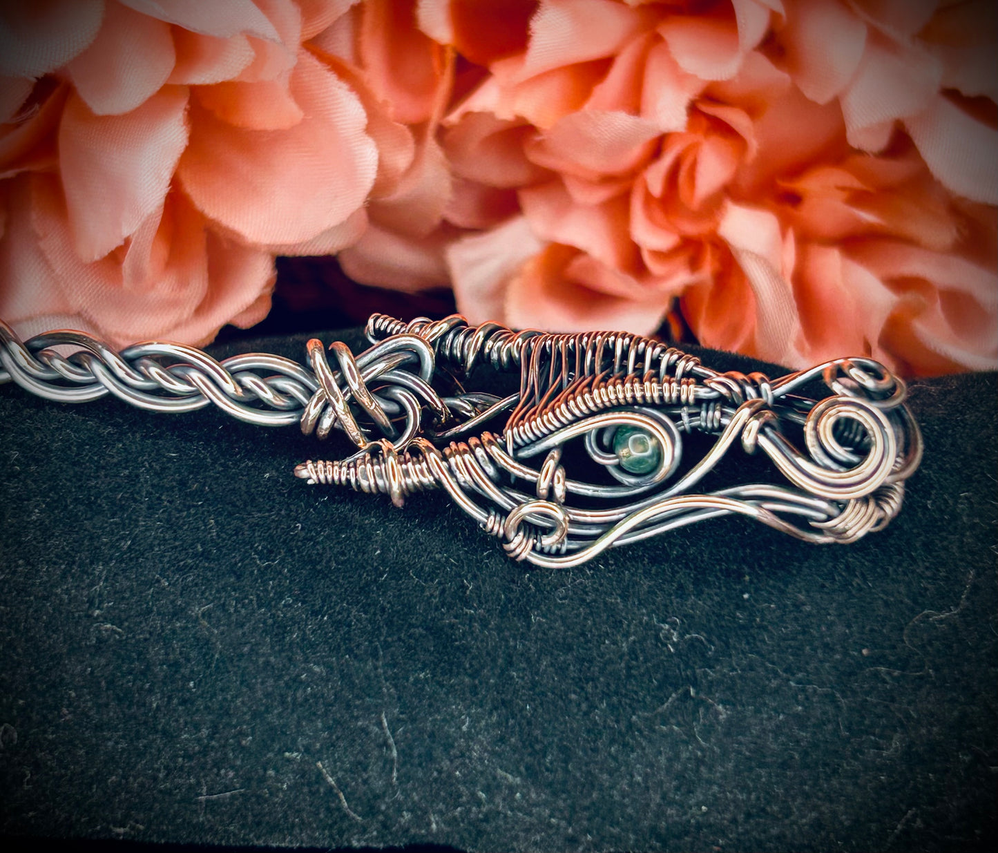 Copper Dragon Bracelet
