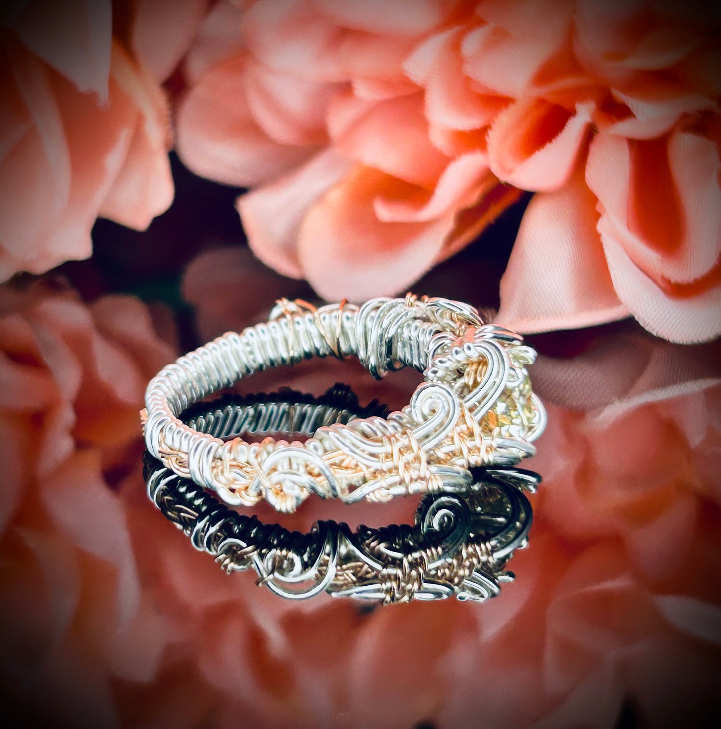 SS/RG Moissonite Ring