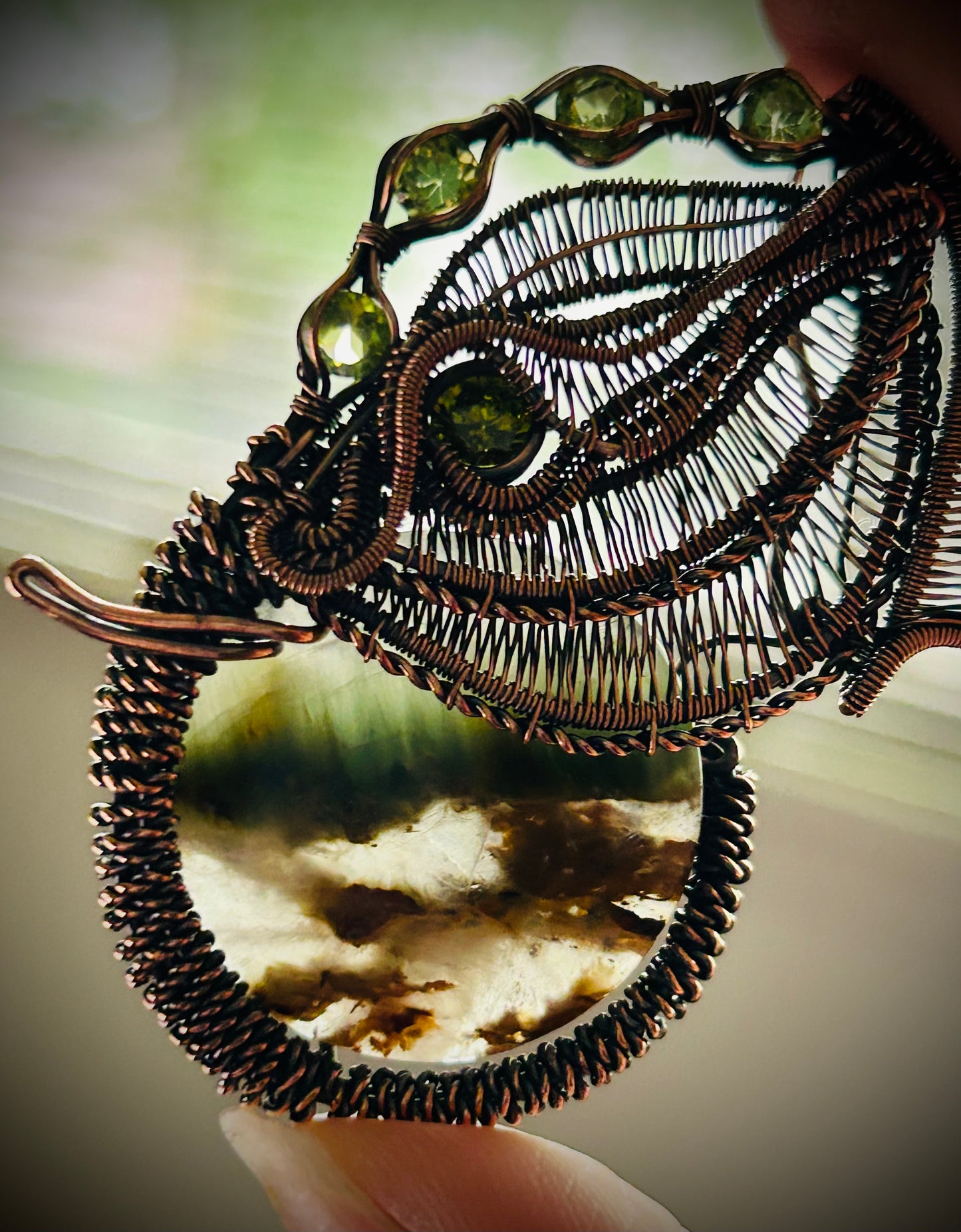 Copper Elephant Pendant