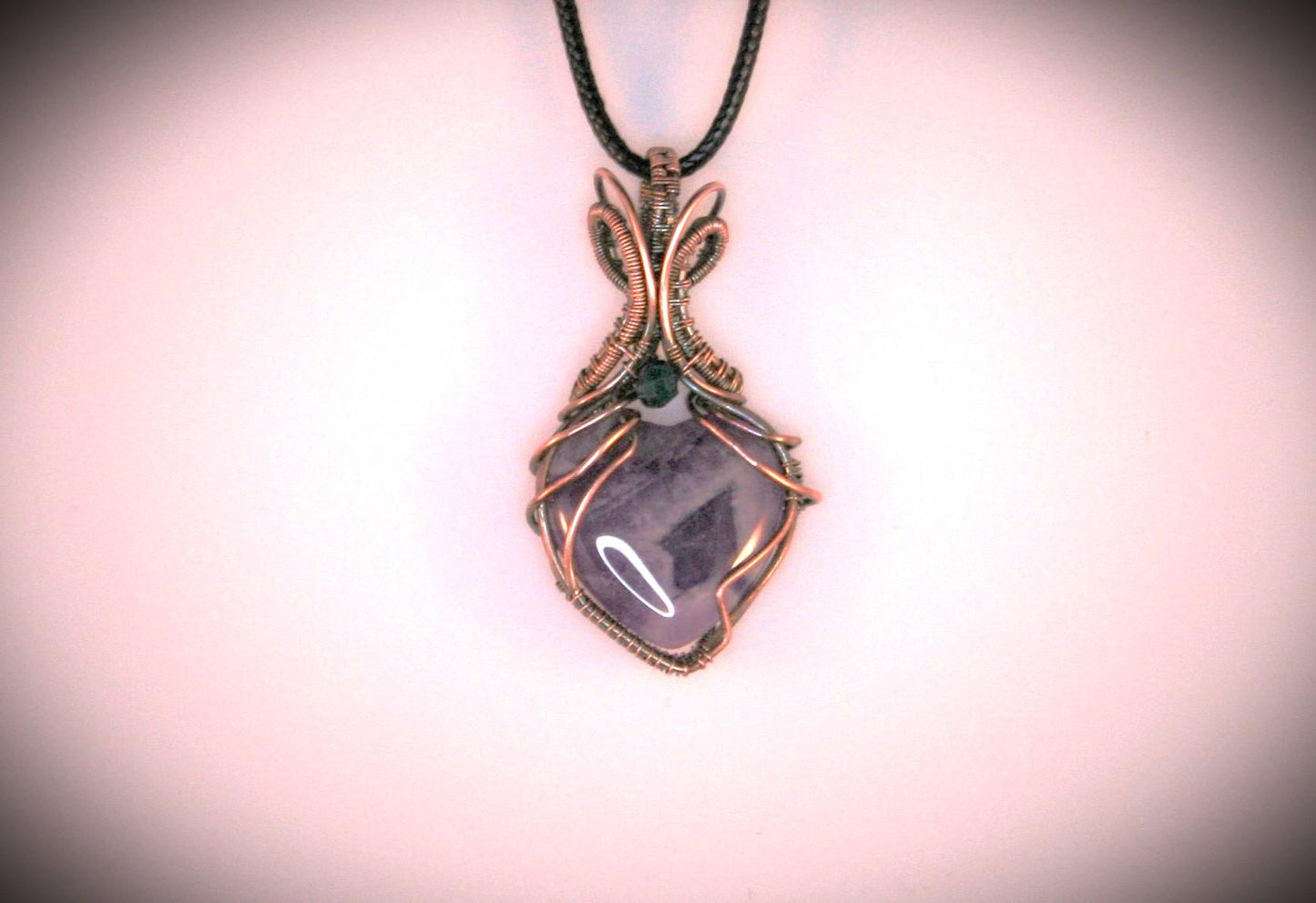 Amethyst Heart Pendant
