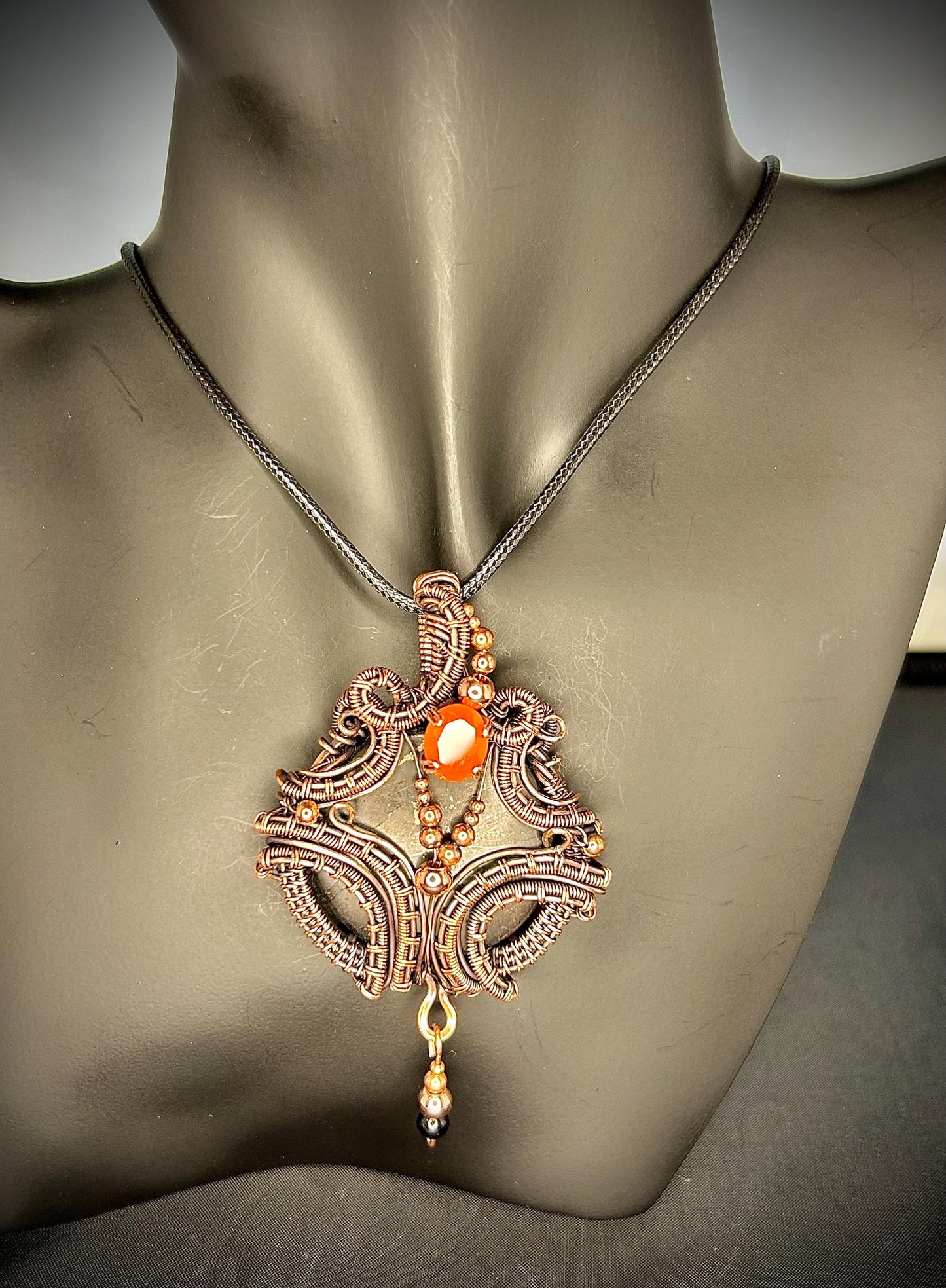 Copper Shungite Pendant