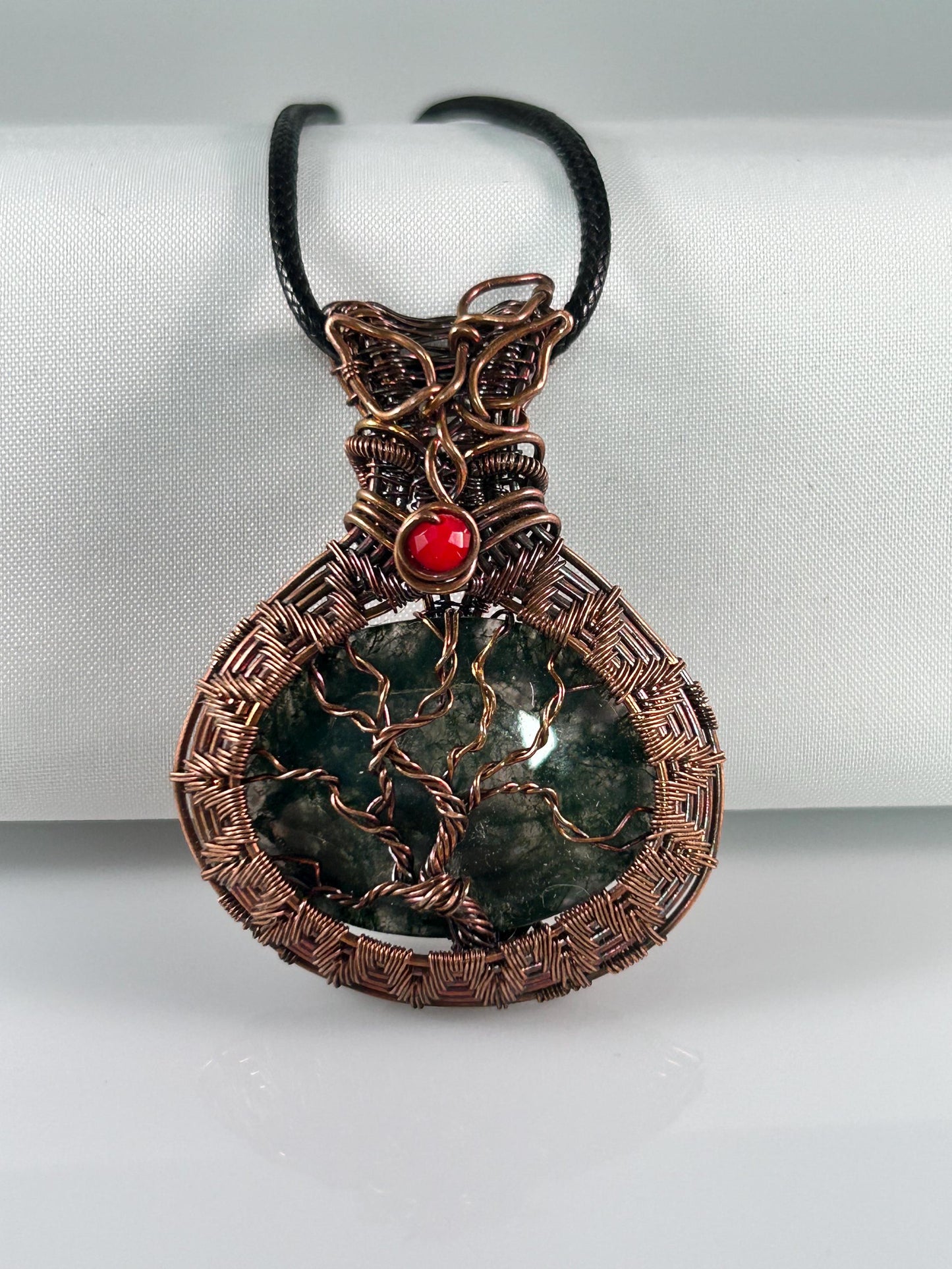 Copper Moss Agate TOL Pendant