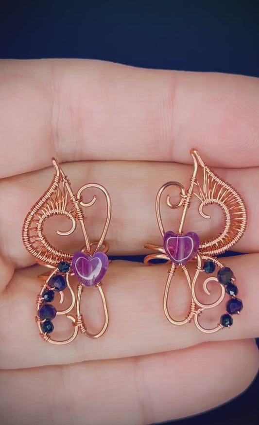 Butterfly Ear Cuffs