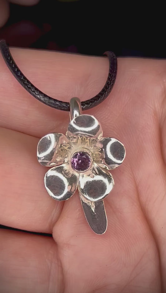 Silver Blossom Pendant