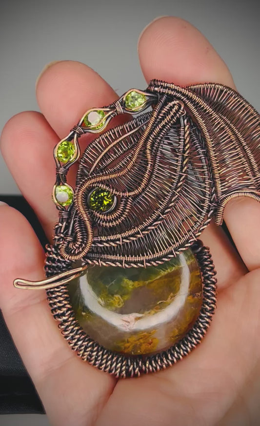 Copper Elephant Pendant