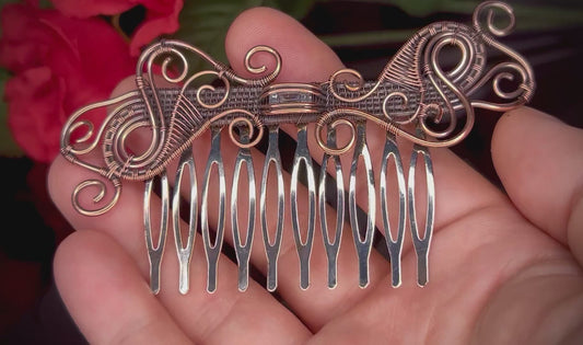 Cubic Zirconia Hair Combs